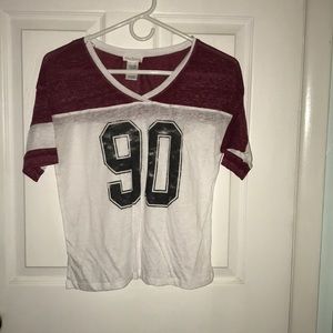 Jersey styled top